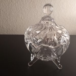 Studio Crystal pedestal TRINKET JEWELRY HOLDER